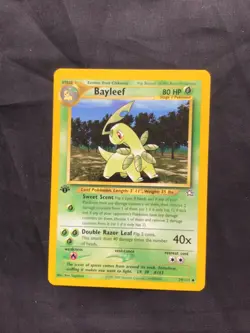 Pokemon Cards: Neo Genesis 1st Edition Uncommon: Bayleef 29/111 - Image 1