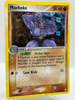 Machoke 41/101 EX Hidden Legends Holo 2004 Vintage Pokemon TCG Card NM - Image 2