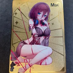 Senpai Goddess Haven Series #4 Metal Serial Number Card #002/100 - Goddess Story - Image 1