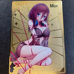Senpai Goddess Haven Series #4 Metal Serial Number Card #002/100 - Goddess Story - Image 3