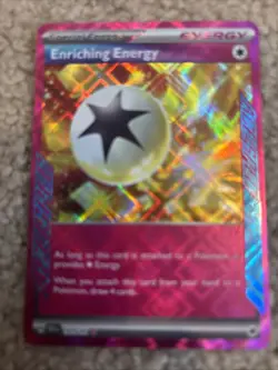 Pokemon TCG Enriching Energy 191/191SV08: Surging Sparks Ace Spec Rare Holo Card - Image 1