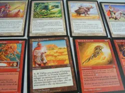 Lot of 38 Magic The Gathering Italian Mirage Cards Plus 17 Land (1996) - Image 3