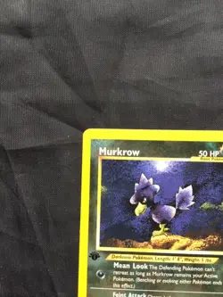 Pokemon Cards: Neo Genesis 1st Edition Rare: Murkrow 24/111 - Image 2