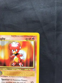 Pokemon Cards: Neo Genesis 1st Edition Rare: Magby 23/111 - Image 3