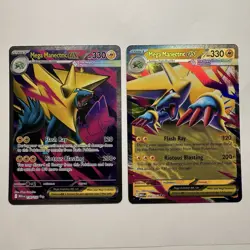 Pokemon TCG Mega Evolution Mega Manectric EX 158/132 & 050/132 Lot of 2 Cards NM - Image 1