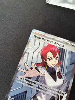 Pokemon TCG Team Rockets Ariana Full Art Destined Rivals Card 224/182 - Image 4
