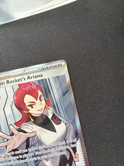 Pokemon TCG Team Rockets Ariana Full Art Destined Rivals Card 224/182 - Image 5