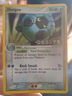 Pokemon Cards Ex Deoxys Bagon 52/107 & Shelgon 45/107 Reverse Holo Stamped - Image 4