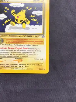Pokemon Cards: Neo Genesis 1st Edition Rare: Elekid 22/111 - Image 4