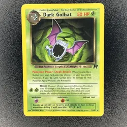 🔥 Dark Golbat 24/82 🔥 Non Holo Rare Team Rocket Set Pokemon Card WOTC TCG - Image 2