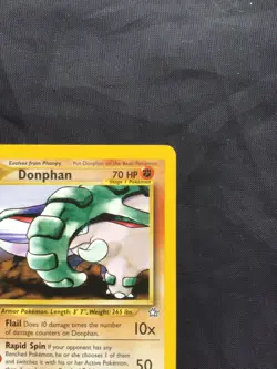 Pokemon Cards: Neo Genesis 1st Edition Rare: Donphan 21/111 - Image 3