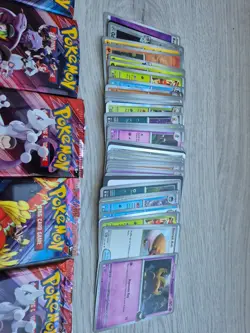Opened Packs Of Destined Rivals Pokemon Plus Bulk Cards - Image 2