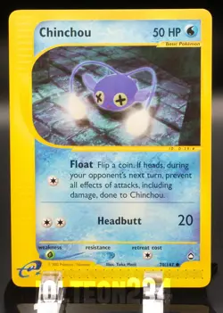 Pokemon TCG Card - Chinchou 70/147 Aquapolis Common Vintage E-Reader - Image 1