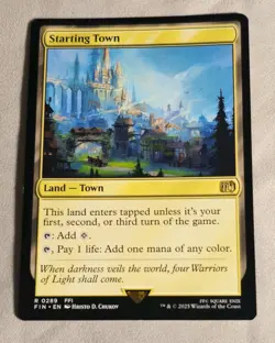Magic: The Gathering - Final Fantasy - Starting Town Rare - NM - Image 1