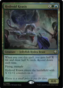 MTG Hydroid Krasis (Ripple Foil) Foil NM MH3 Commander - Image 1
