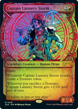 MTG FOIL Captain Lannery Storm Secret Lair Showcase - Secret Lair # - Image 1