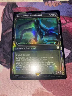 Screeching Scorchbeast Showcase Foil - Fallout - Magic The Gathering MTG - Image 1