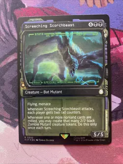 Screeching Scorchbeast Showcase Foil - Fallout - Magic The Gathering MTG - Image 4