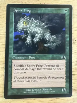 2000 Magic The Gathering Prophecy Spore Frog #126 NM - Image 1