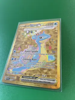 Pokemon TCG Lapras ex SVP 164 Terapagos UPC Gold Promo Exclusive NM/M - Image 3