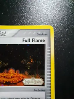 *Full Flame 74/92 Stamped Reverse Holo LP* 2006 Legend Maker* Pokemon TCG* - Image 5