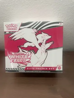 Scarlet & Violet White Flare ETB - Factory Sealed In Hand Pokemon TCG - Image 1