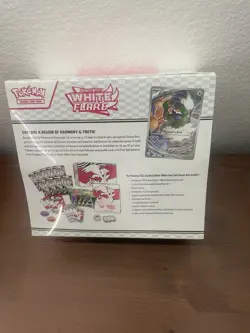 Scarlet & Violet White Flare ETB - Factory Sealed In Hand Pokemon TCG - Image 2