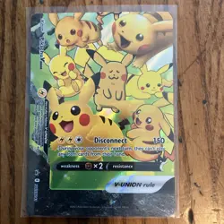 Pikachu V-Union Full Set Sword & Shield Promo Holofoil Near Mint - Image 4