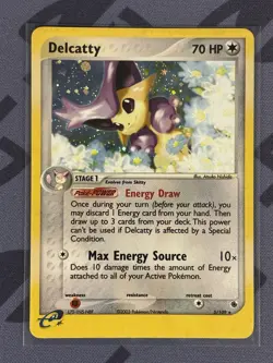 Pokemon TCG - Delcatty 5/109 Holo - Near Mint/LP - Ruby and Sapphire 2003 - Image 1