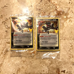 x2 Sealed Greninja Gold Star SWSH144 Celebrations PROMO Pokemon TGC - Image 1