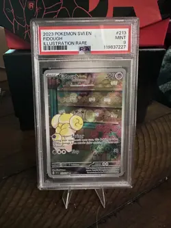2023 POKEMON SVI EN-SCARLET & VIOLET ILLUSTRATION RARE #213 FIDOUGH PSA 9 - Image 1