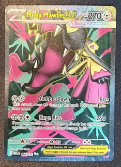 Pokemon TCG Mega Evolutions Mega Mawile Ex Ultra Rare 162/132 - Image 1