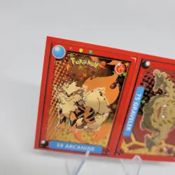 POKEMON POKEDEX Sticker #59-75 ARCANINE / GRAVELER 2022 PERU HOLO FOIL Mint - Image 2
