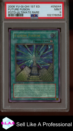 FUTURE FUSION YU-GI-OH! HOLO POWER OF THE DUELIST EN044 2006 EN PSA 9 - Image 1