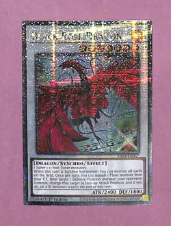 Black Rose Dragon RA04-EN057 (Alt Art) (Quarter Century Rare) Yu-Gi-Oh - Image 1