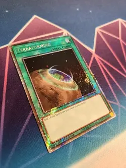 Terraforming RA04-EN084 Platinum Secret Rare 1st Edition Near Mint Condition - Image 2