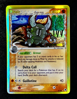 2006 Pokemon PINSIR Ex Dragon Frontiers REVERSE HOLO Misprint ERROR Card 9/101 - Image 1