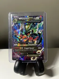 M Rayquaza EX Holo Card 61/108 Roaring Skies Series 2016 - Image 1