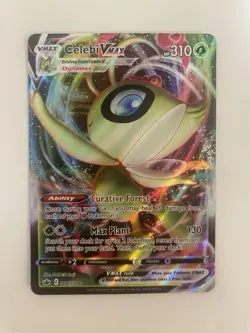 Celebi VMAX Ultra Rare SWSH06: Chilling Reign 008/198 NM Pokemon Card - Image 1