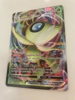 Celebi VMAX Ultra Rare SWSH06: Chilling Reign 008/198 NM Pokemon Card - Image 3