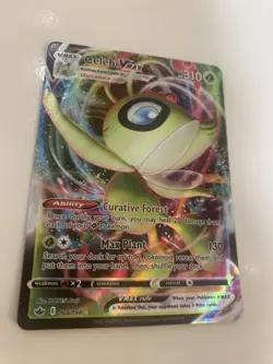 Celebi VMAX Ultra Rare SWSH06: Chilling Reign 008/198 NM Pokemon Card - Image 4