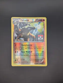 Pokemon XY Breakthrough Marowak League 1st Place Reverse Holos Card #78/162 - Image 1