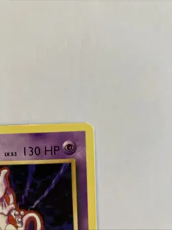Mewtwo Pokemon Card Psychic Barrier 130 HP 20+ Attack - Image 4