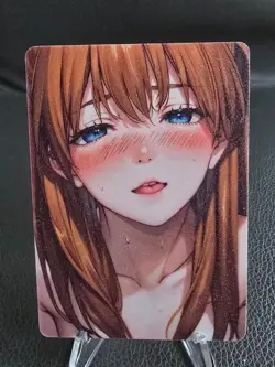 Asuka Langley Soryu - Evangelion - double-sided -Waifu card /Goddess story - Image 2