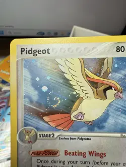 Pidgeot 2/17 Pop Series 2 Holo Rare 2005 Vintage Pokemon TCG Card NM *SWIRL* - Image 3