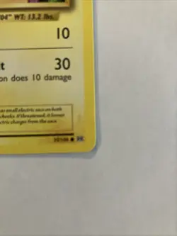Pokemon Pikachu Card Basic 60 HP Thunder Jolt - Image 5