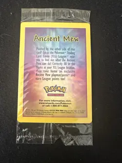 SEALED Other Ancient Mew Pokemon Movie Holo Foil Promo Card READ DESCRIPTION - Image 4
