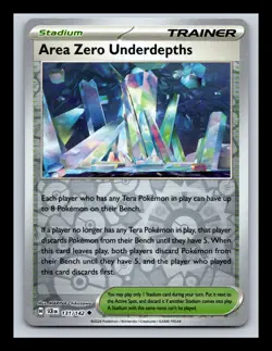 Area Zero Underdepths Reverse Holo NM #131/142 SV07: Stellar Crown Pokemon Card - Image 1