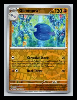 Glimmora Reverse Holo NM #115/191 SV08: Surging Sparks Pokemon Card - Image 1