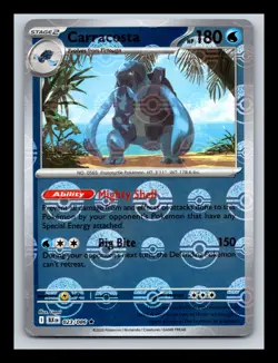 Carracosta (Poke Ball Pattern) Holo NM #023/086 SV: Black Bolt Pokemon Card - Image 1